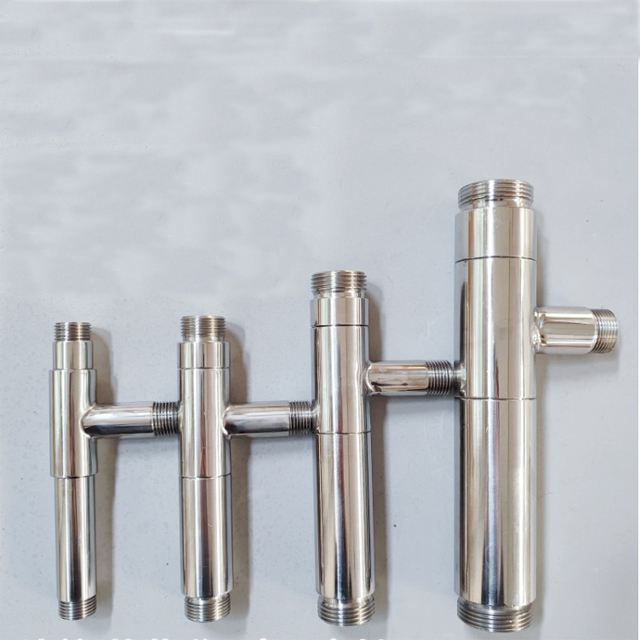 Stainless steel venturi tubes are used to allow fluid to flow through equipment