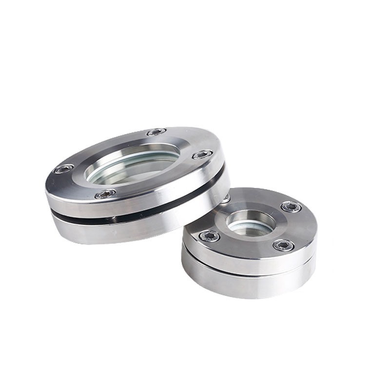 304/316L Stainless Steel Flange Viewing Mirror Hexagonal Manhole Glass Viewing Mirror