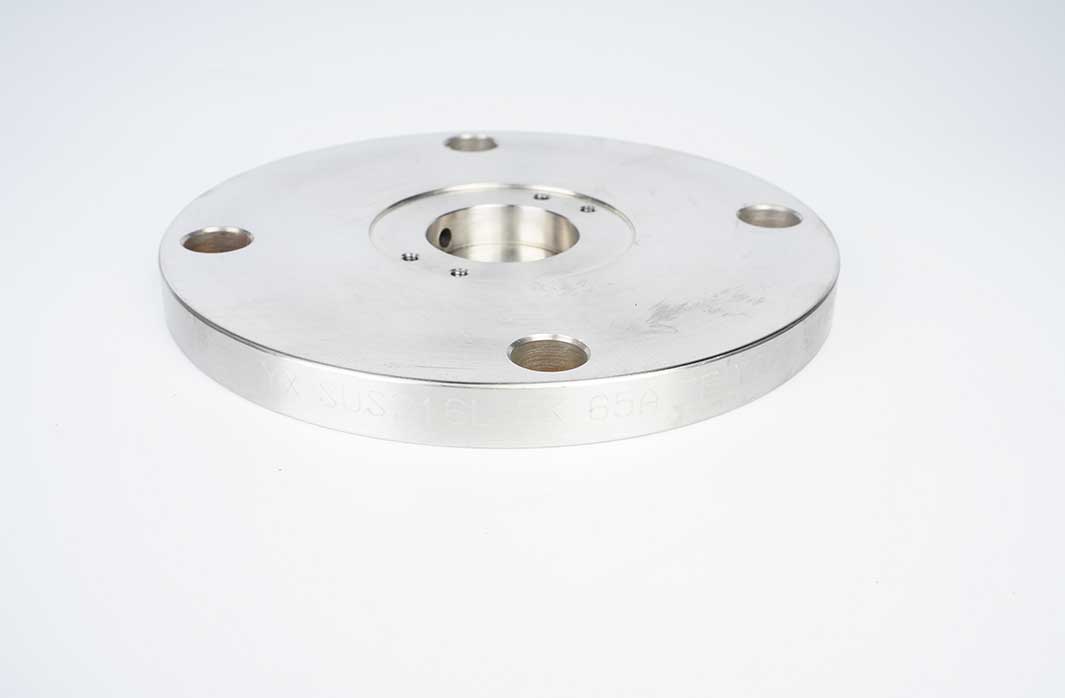 Customized 304/316 Flange  Parts ANSI/JIS Standard Threaded Blank Flange